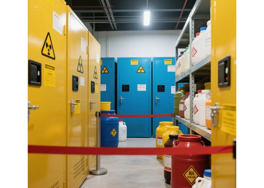 Sécurité chimique: prévenir les dangers sur votre lieu de travail grâce à des pratiques de stockage sûres