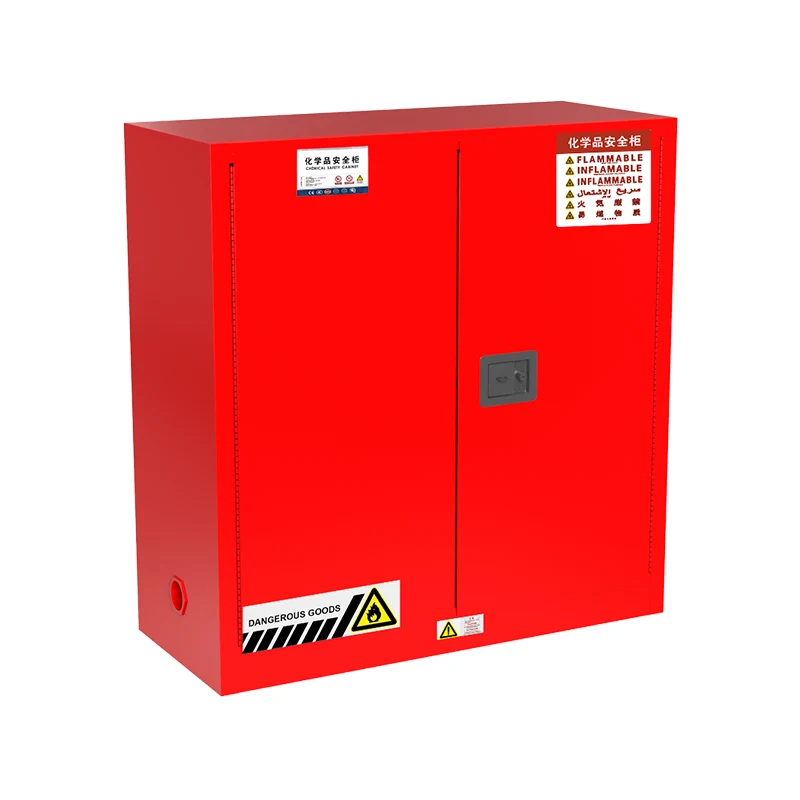Armoire de stockage de sécurité chimique de 30 gallons