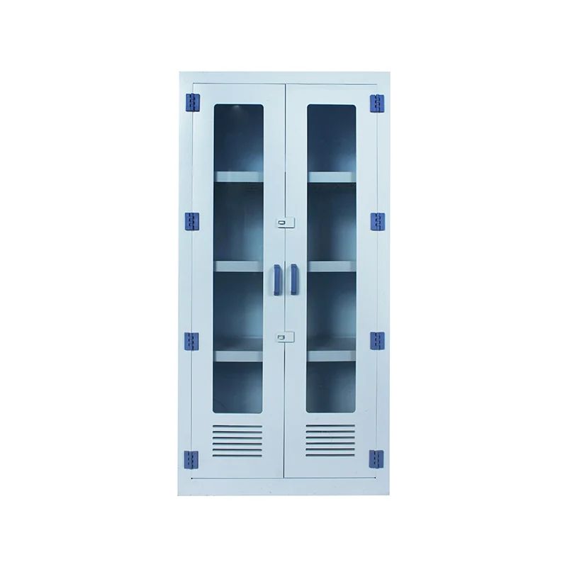 Armoire de rangement à la sécurité chimique corrosive à double porte