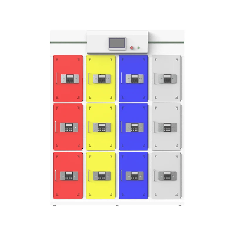 Cabinet de stockage chimique multi-type à gaz à douze portes