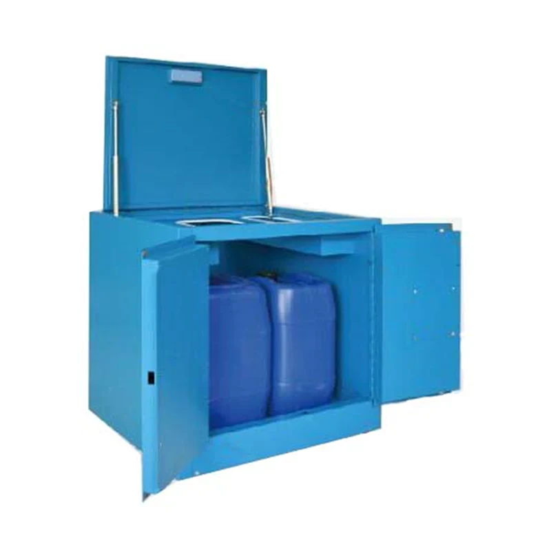 Armoire de stockage de collecte de liquide de déchets pour laboratoire